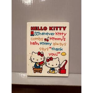 Vintage Sanrio 1976 Hello Kitty & Mimmy Mirror &‎ Comb Set